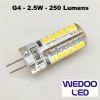 Ampoule Wedoo led G4 - 2.5W 250 Lumens - garantie 3 ans (Lot 100 pcs)