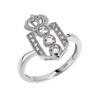 Bague en argent pour femme Ref 8100052 (Lot 100 pcs)