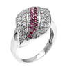 Bague en argent pour femme Ref 8100363 (Lot 100 pcs)