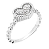 Bague en argent pour femme Ref 8100640 (Lot 50 pcs)