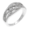 Bague en argent pour femme Ref 8100980 (Lot 50 pcs)