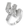 Bague en argent pour femme Ref 8101102 (Lot 50 pcs)