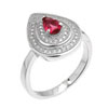 Bague en argent pour femme Ref 8101324 (Lot 50 pcs)