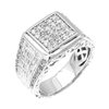 Bague en argent pour homme Ref 8100398 (Lot 100 pcs)