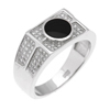 Bague en argent pour homme Ref 8100204 (Lot 50 pcs)