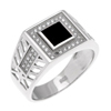 Bague en argent pour homme Ref 8100207 (Lot 50 pcs)