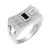 Bague en argent pour homme Ref 8100234 (Lot 50 pcs)