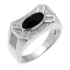 Bague en argent pour homme Ref 8100241 (Lot 50 pcs)