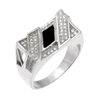 Bague en argent pour homme Ref 8100243 (Lot 50 pcs)