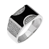 Bague en argent pour homme Ref 8100249 (Lot 50 pcs)