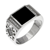 Bague en argent pour homme Ref 8100253 (Lot 50 pcs)