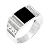 Bague en argent pour homme Ref 8100263 (Lot 50 pcs)