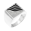 Bague en argent pour homme Ref 8100264 (Lot 50 pcs)