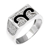 Bague en argent pour homme Ref 8100270 (Lot 50 pcs)