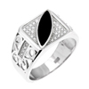 Bague en argent pour homme Ref 8100275 (Lot 50 pcs)