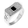 Bague en argent pour homme Ref 8100284 (Lot 50 pcs)