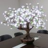Bonsai lumineux 100 x 90 cm avec pot céramique - 40 branches - 200 leds