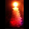Bougie en cire led RGB - sapin de Noël avec mèche (lot 1000 pcs)