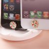 Bouton fleur imitation diamant pour Iphone et Ipad (Lot 500 pcs)