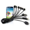 Câble 10 en 1 charge Iphone 4, Samsung, Nokia, Motorola, LG (Lot 20 pcs)