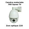 Caméra motorisée 700 lignes TV - Zoom 22X - nocturne 100m