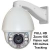 Caméra IP FULL HD motorisée capteur SONY Zoom 18X IR 180m TRACK