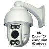 Caméra IP HD motorisée capteur SONY - Zoom 10X - nuit 50m