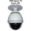 Caméra dôme motorisée - Zoom 10X - 1000 lignes TV - CAMDOMENB16
