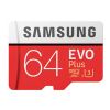Carte mémoire Micro SD 64 Go Samsung Evo Plus 100 Mo/S (Lot 10 pièces)