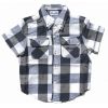 Chemise à carreaux 2 poches pour garçons de 2 à 5 ans (Lot 50 pc