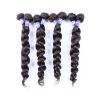 Extension cheveux brésiliens naturels - Ref CHVNAT9483 (Lot de 10 sachets)