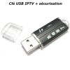 Clé USB IPTV + sécurisation des données (Lot de 20 pièces)