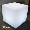 Cube lumineux à leds 50 cm - 12 couleurs (lot de 50 pièces)