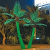 Palmier lumineux à leds double de 1.8 mètre - 18 branches