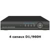 Enregistreur numérique DVR 4 canaux D1/960H