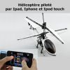 Hélicoptère radio commandé piloté par Iphone, Ipad ou Ipod touch