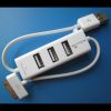 Hub USB 2.0 3 ports pour Iphone, IPAD et IPAD2 (Lot de 50 pièces
