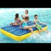 Plateforme aquatique flottante gonflable de 2 x 1.50 mètres