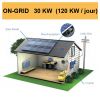 Kit solaire complet ON-GRID 30 KW (120 KW/jour)