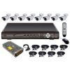 Kit vidéo surveillance DVR + 8 caméras IR 20 à 40 mètres - KITVID83