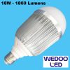 Ampoule Wedoo led 18W E14-E27-B22 1800 Lumens - garantie 3 ans (Lot 100 pcs)