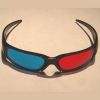 Lunettes 3D plastique ABS (Lot de 10 pièces)