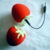 Mini haut-parleur 1.5W en forme de fraise - HPQS624 (Lot 10 pcs)
