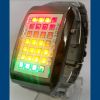 Montre métal 28 leds (lot de 10 pièces)