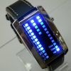 Montre métal 29 leds (lot de 10 pièces)