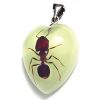 Pendentif résine avec insecte réel - Ref BIJRNYD53 (Lot 600 pcs)