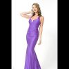 Robe de soirée en satin Spandex - Modèle ED558