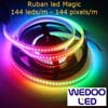 Ruban led Magic SMD 5050 144 leds/m 1 led/pixel étanche IP65 de marque Wedoo Led (Lot de 100 mètres)