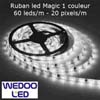 Ruban led Magic une couleur SMD 5050 60 leds/m 3 leds/pixel non étanche de marque Wedoo Led (Lot de 100 mètres)