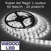 Ruban led Magic une couleur SMD 5050 60 leds/m 3 leds/pixel étanche IP65 de marque Wedoo Led (Lot de 100 mètres)